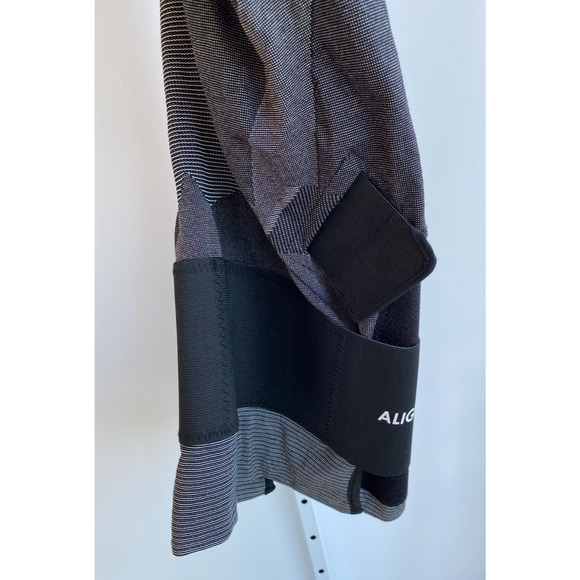 Alignmed Unisex sz 2XL Spinal Q Posture Back Support Vest Shirt Black Tank EUC! - Picture 3 of 7